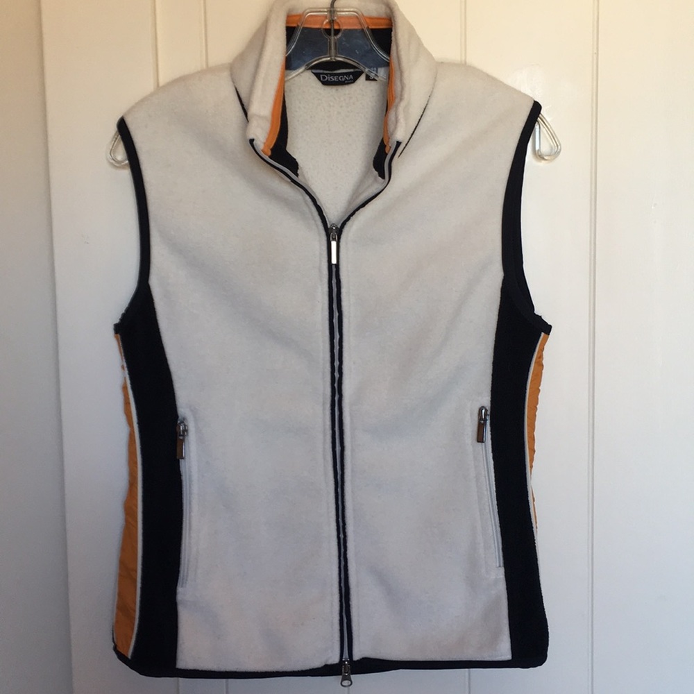 Sporty, sexy, and warm fleece vest